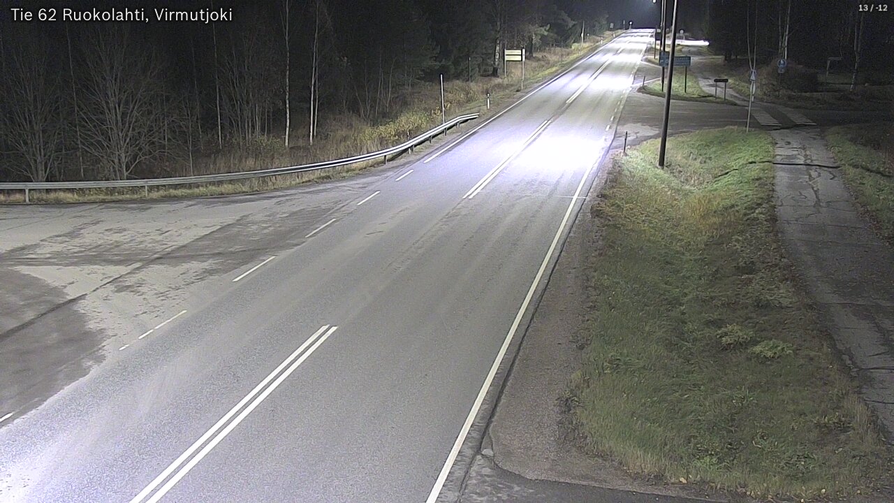 Weather Camera Image Väg 62 Virmutjoki, Ruokolahti, Etelä-Karjala