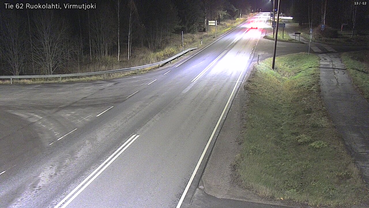 Weather Camera Image Väg 62 Virmutjoki, Ruokolahti, Etelä-Karjala
