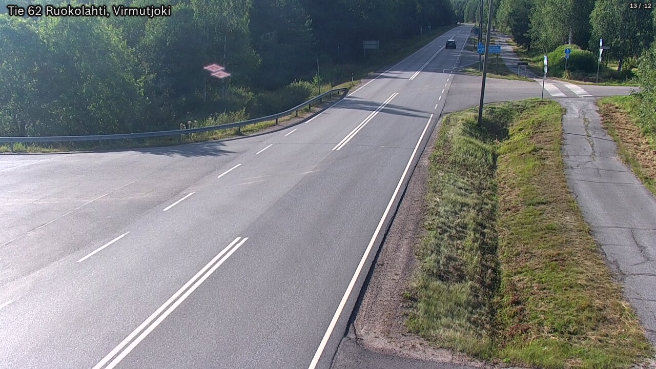 Weather Camera Image Road 62 Virmutjoki, Ruokolahti, Etelä-Karjala