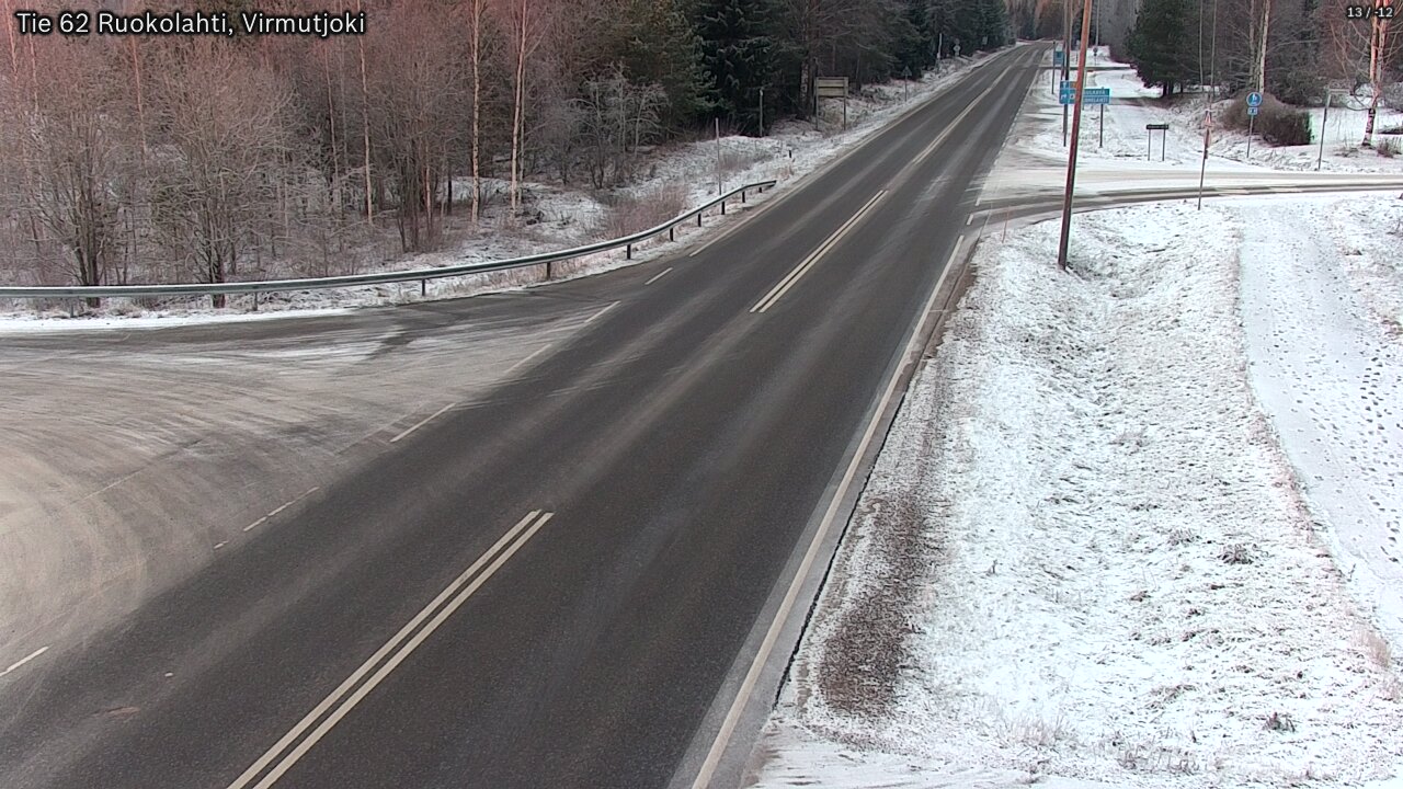 Kelikamerat Kuva Tie 62 Virmutjoki, Ruokolahti, Etelä-Karjala