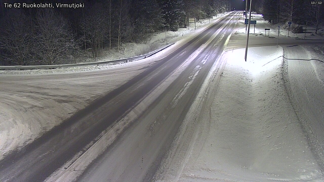 Kelikamerat Kuva Tie 62 Virmutjoki, Ruokolahti, Etelä-Karjala