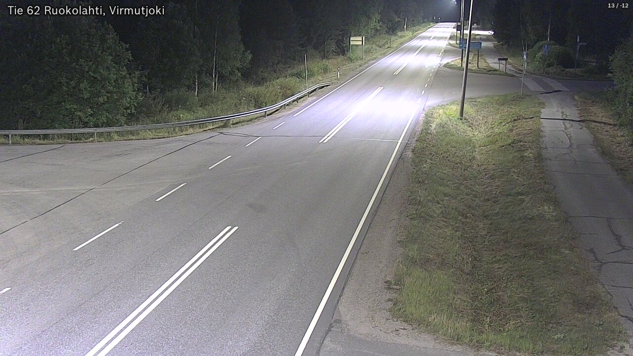 Weather Camera Image Road 62 Virmutjoki, Ruokolahti, Etelä-Karjala