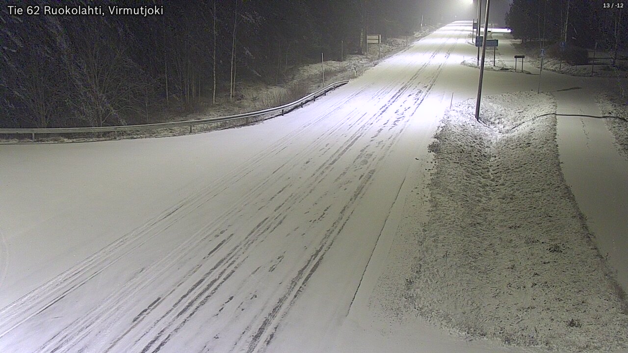 Kelikamerat Kuva Tie 62 Virmutjoki, Ruokolahti, Etelä-Karjala