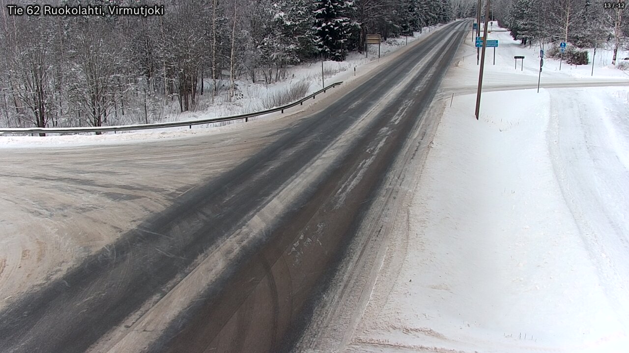 Kelikamerat Kuva Tie 62 Virmutjoki, Ruokolahti, Etelä-Karjala