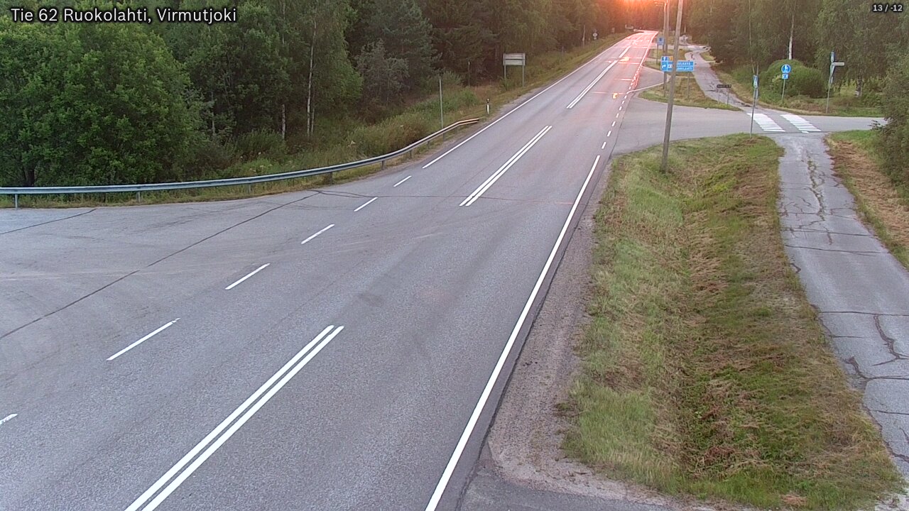 Weather Camera Image Road 62 Virmutjoki, Ruokolahti, Etelä-Karjala