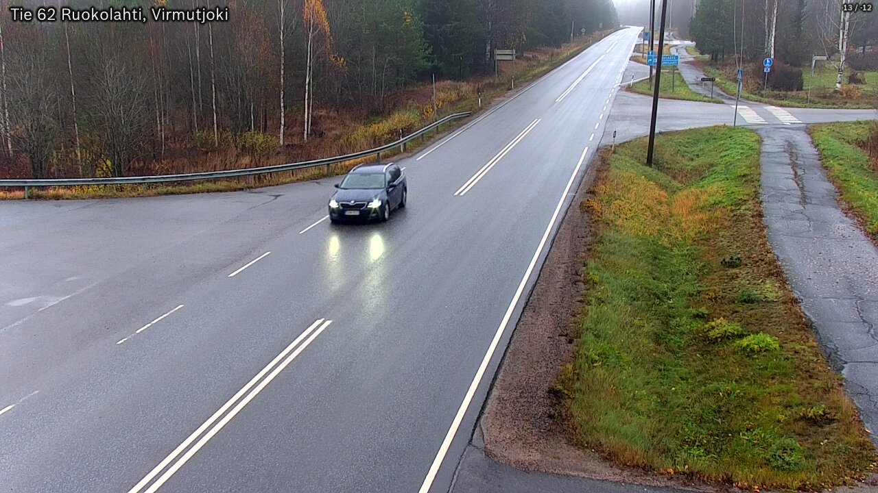 Kelikamerat Kuva Tie 62 Virmutjoki, Ruokolahti, Etelä-Karjala