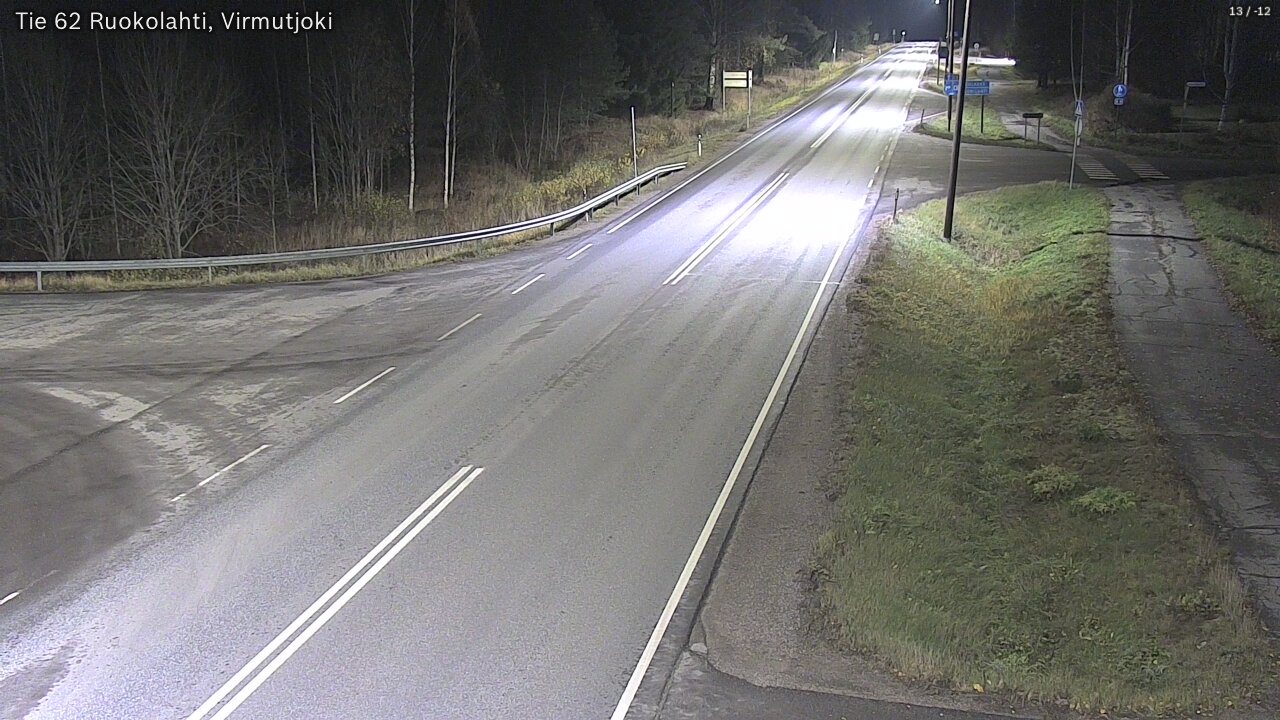 Weather Camera Image Väg 62 Virmutjoki, Ruokolahti, Etelä-Karjala
