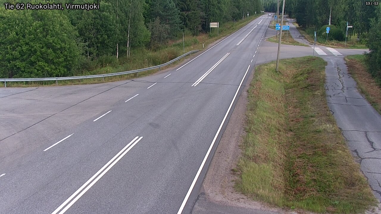 Weather Camera Image Road 62 Virmutjoki, Ruokolahti, Etelä-Karjala
