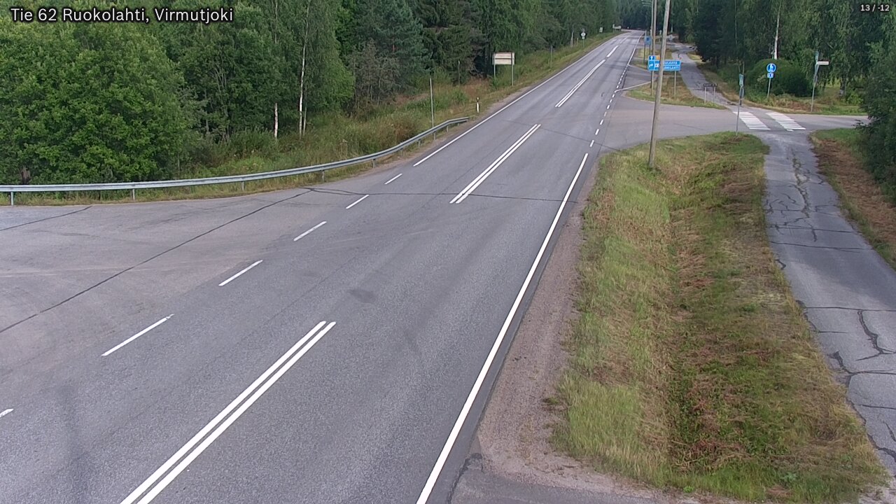 Weather Camera Image Road 62 Virmutjoki, Ruokolahti, Etelä-Karjala