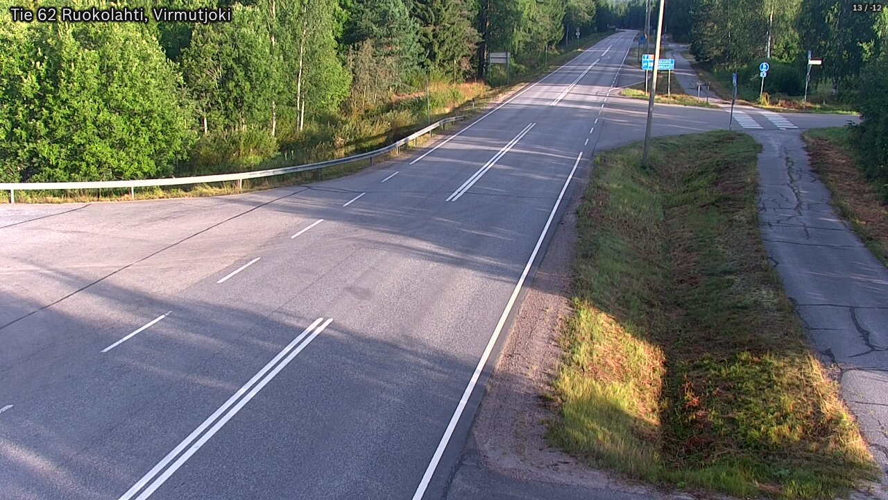 Weather Camera Image Road 62 Virmutjoki, Ruokolahti, Etelä-Karjala