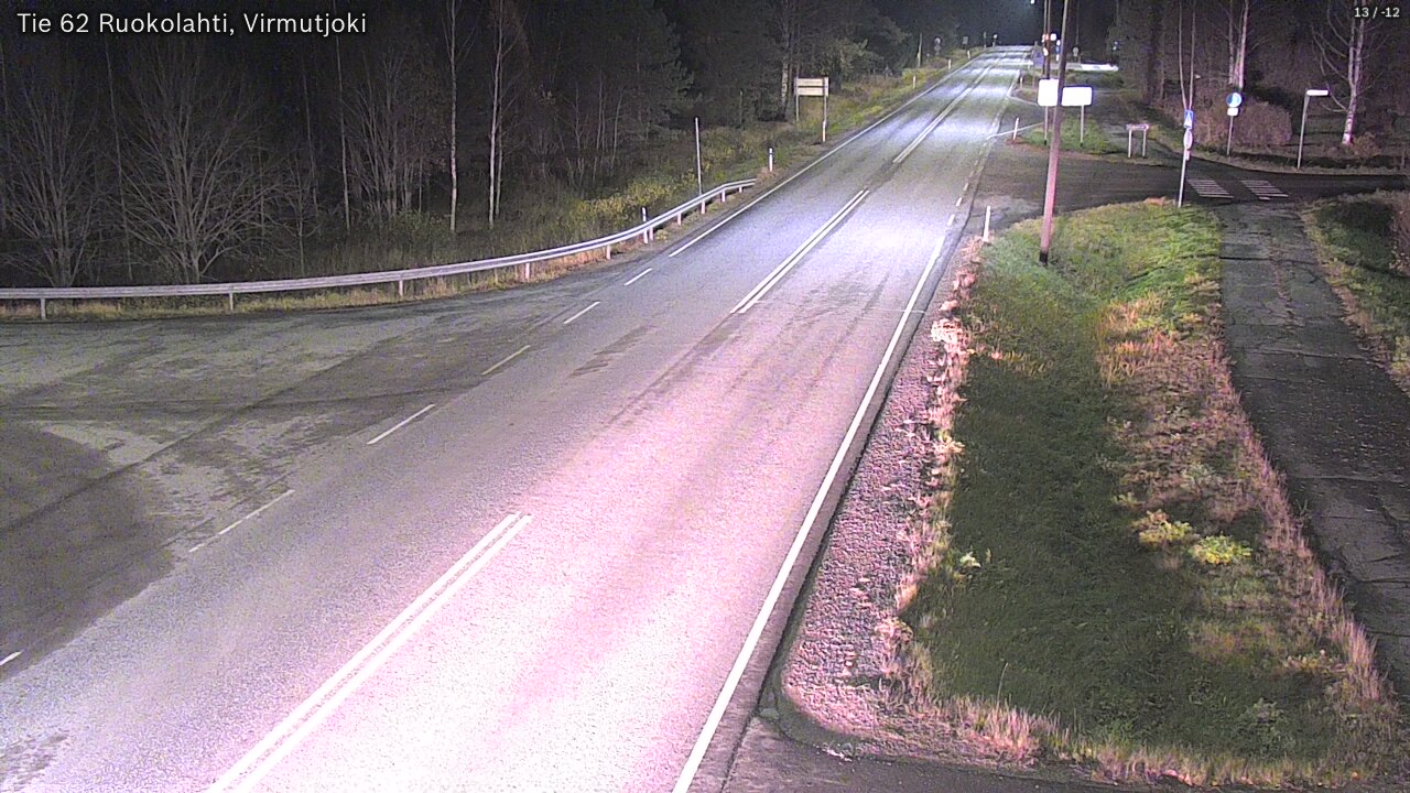 Weather Camera Image Väg 62 Virmutjoki, Ruokolahti, Etelä-Karjala