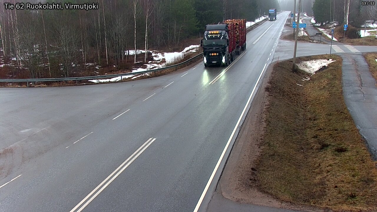 Kelikamerat Kuva Tie 62 Virmutjoki, Ruokolahti, Etelä-Karjala