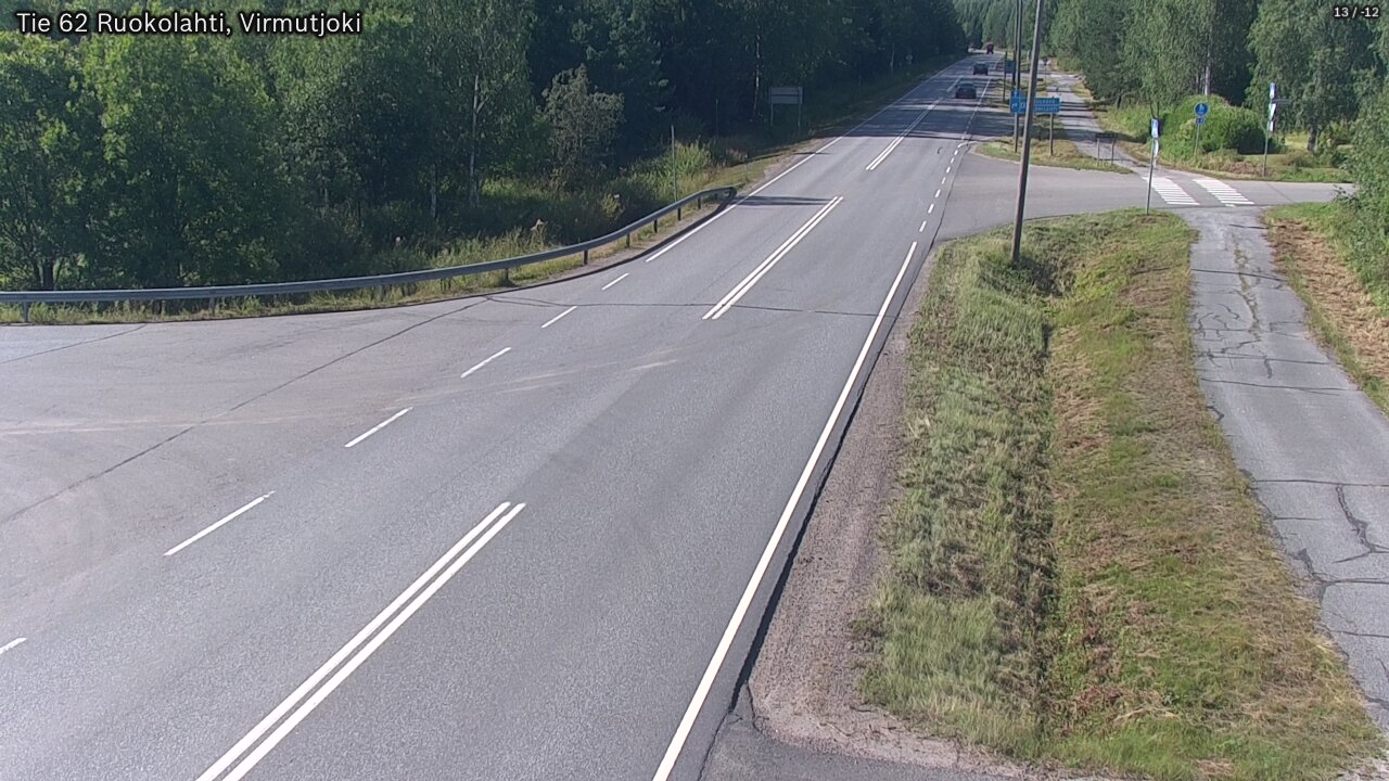 Weather Camera Image Road 62 Virmutjoki, Ruokolahti, Etelä-Karjala