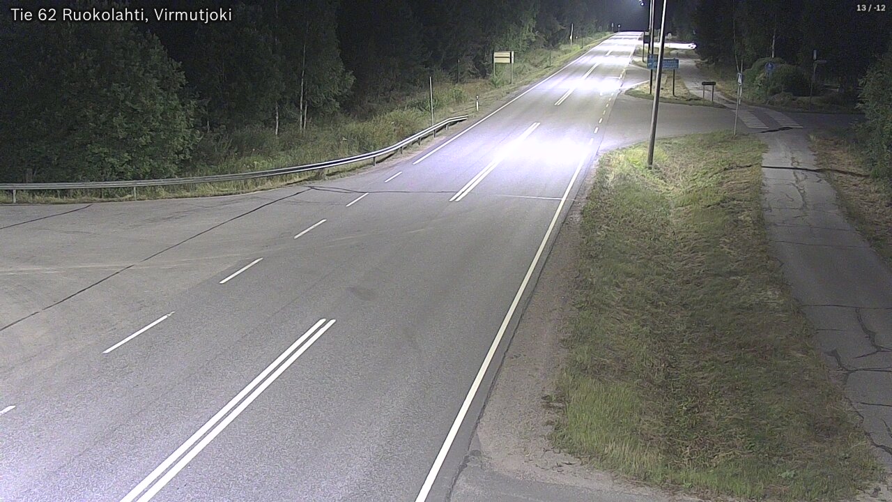 Weather Camera Image Road 62 Virmutjoki, Ruokolahti, Etelä-Karjala
