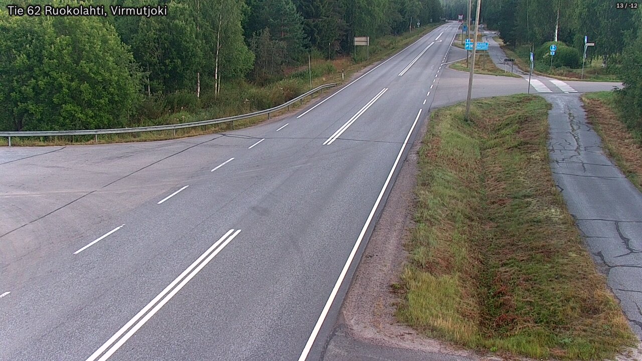Weather Camera Image Road 62 Virmutjoki, Ruokolahti, Etelä-Karjala