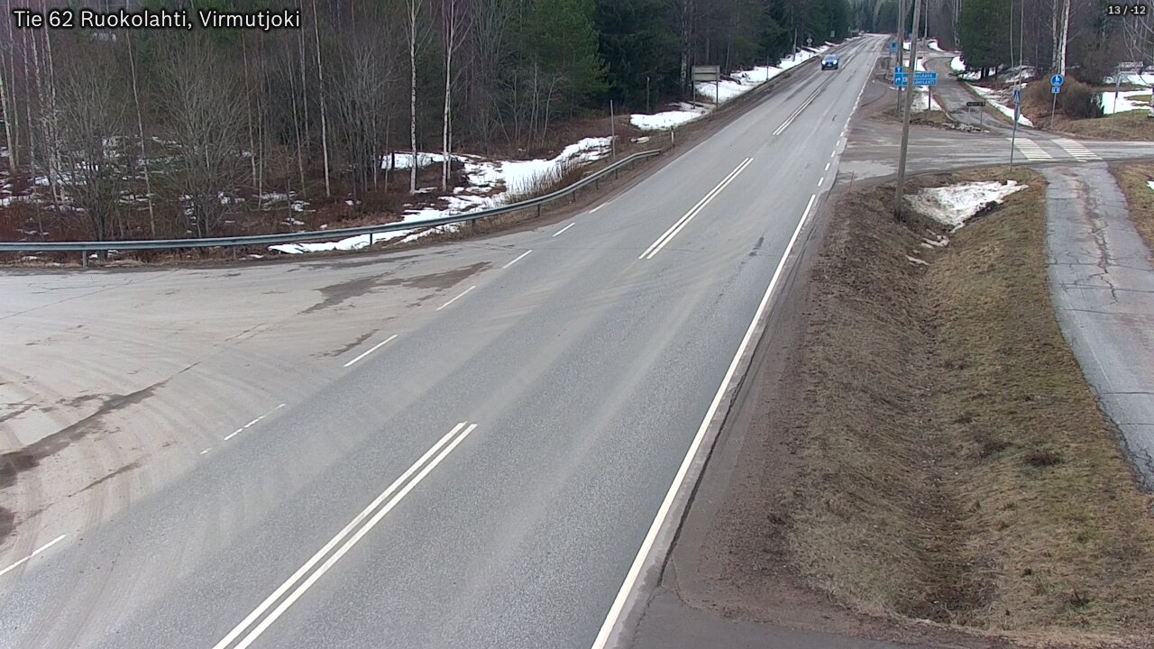 Kelikamerat Kuva Tie 62 Virmutjoki, Ruokolahti, Etelä-Karjala