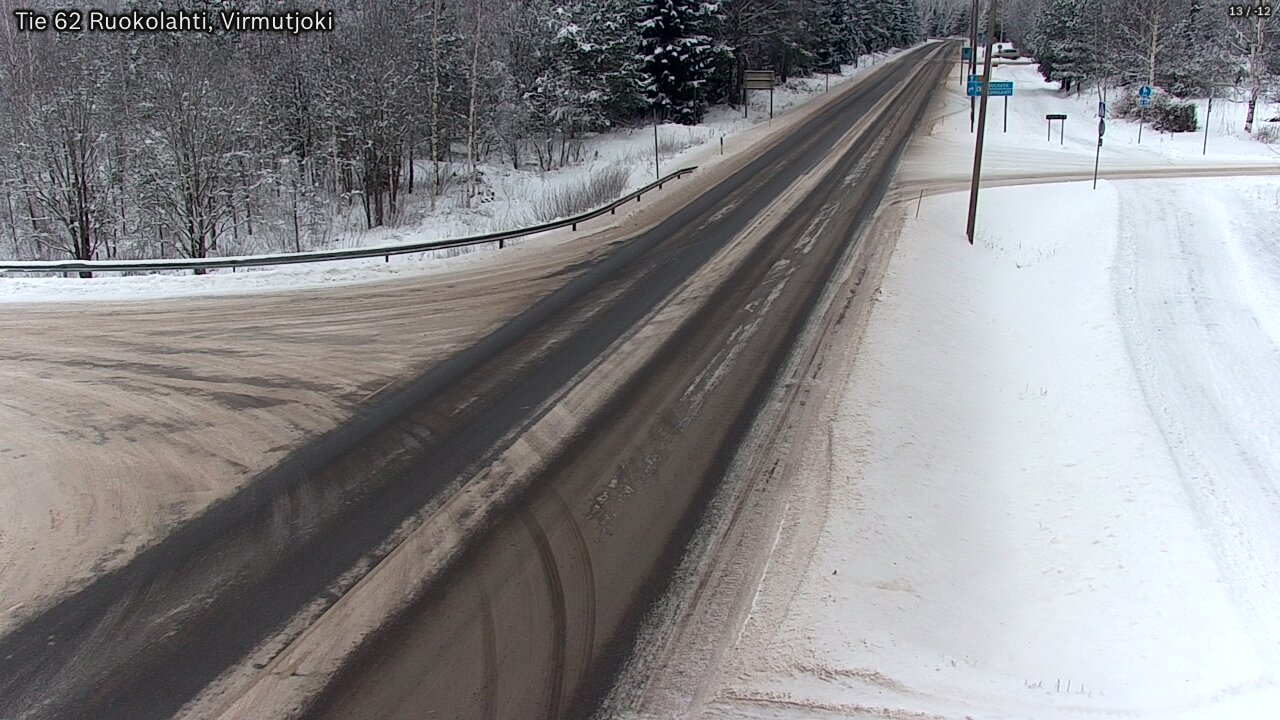 Kelikamerat Kuva Tie 62 Virmutjoki, Ruokolahti, Etelä-Karjala