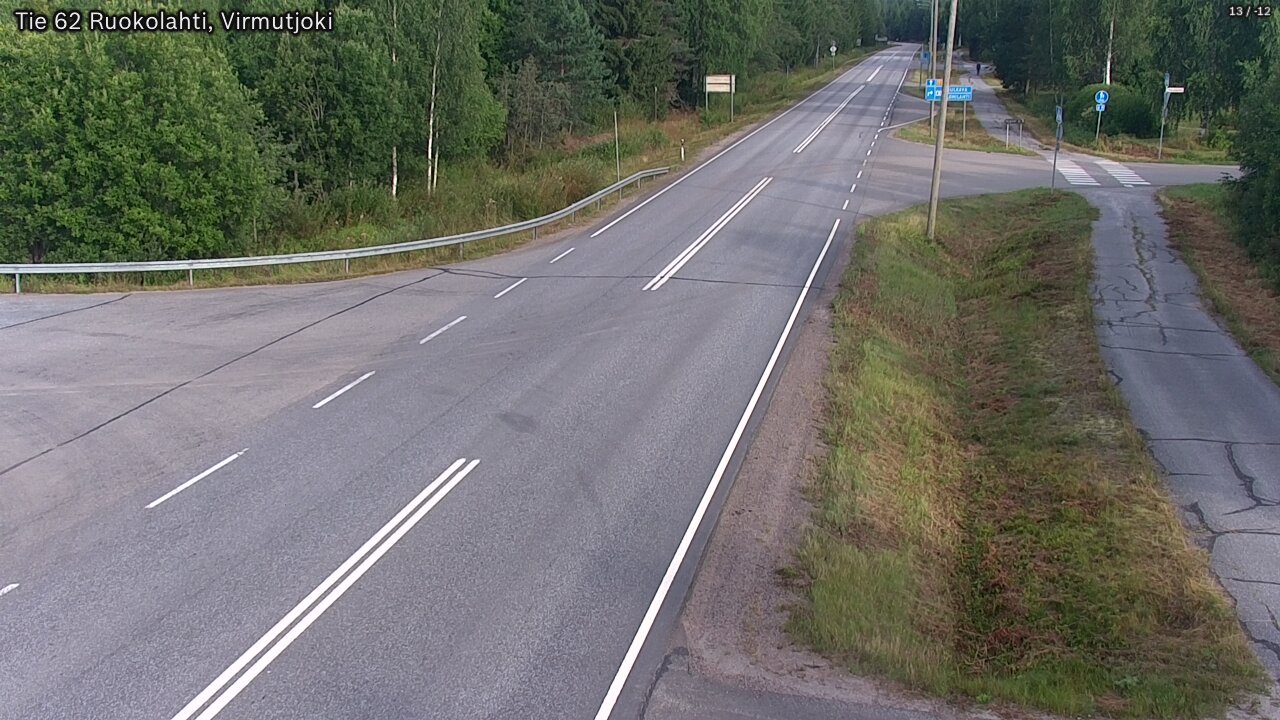 Weather Camera Image Road 62 Virmutjoki, Ruokolahti, Etelä-Karjala