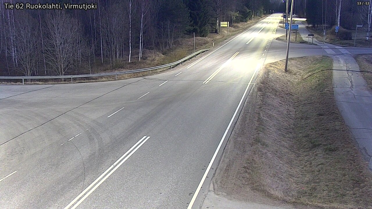 Weather Camera Image Väg 62 Virmutjoki, Ruokolahti, Etelä-Karjala