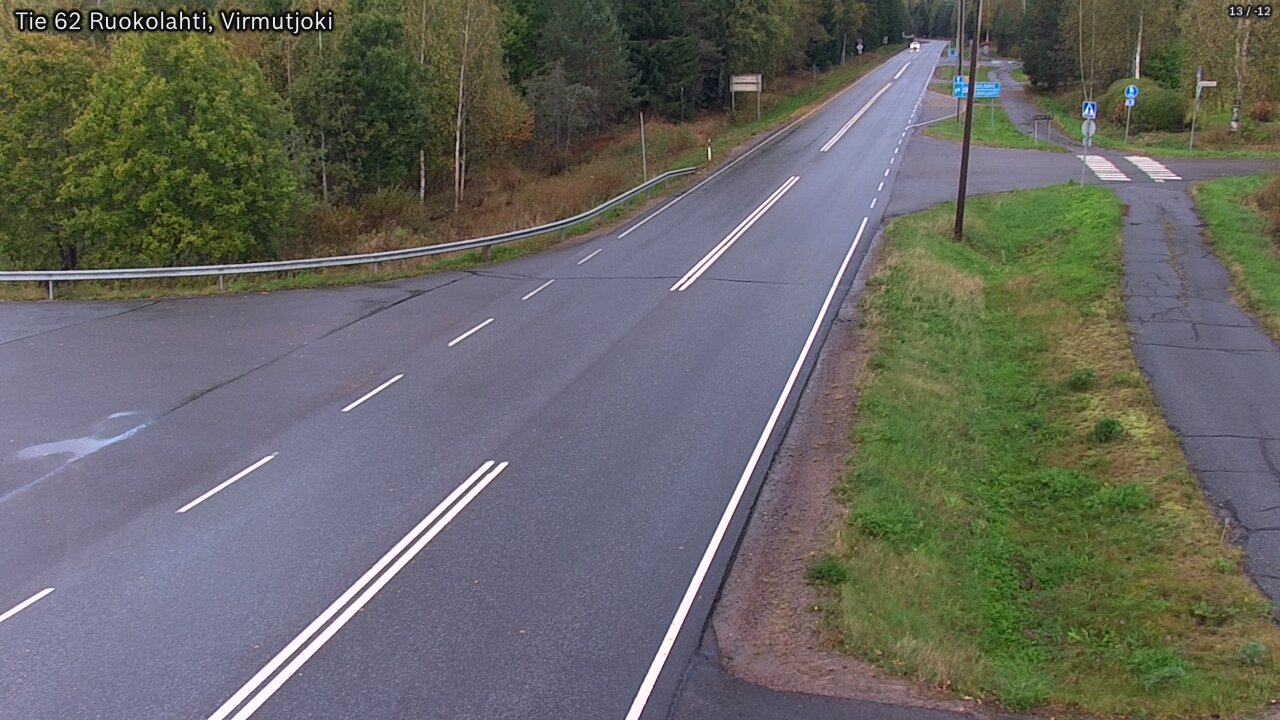 Weather Camera Image Road 62 Virmutjoki, Ruokolahti, Etelä-Karjala