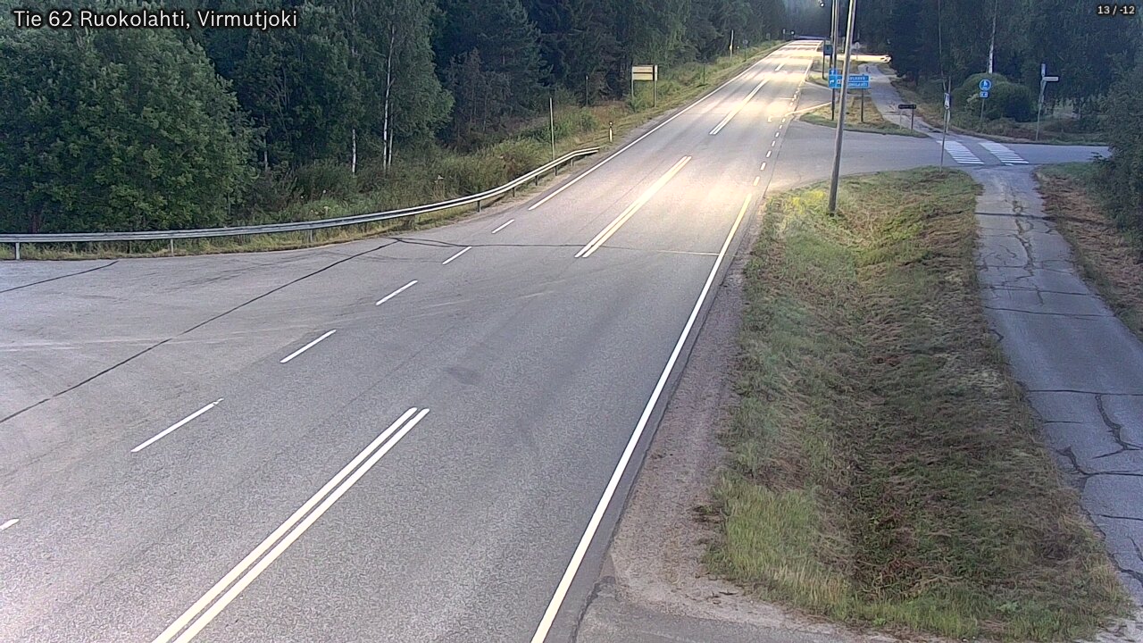 Weather Camera Image Road 62 Virmutjoki, Ruokolahti, Etelä-Karjala
