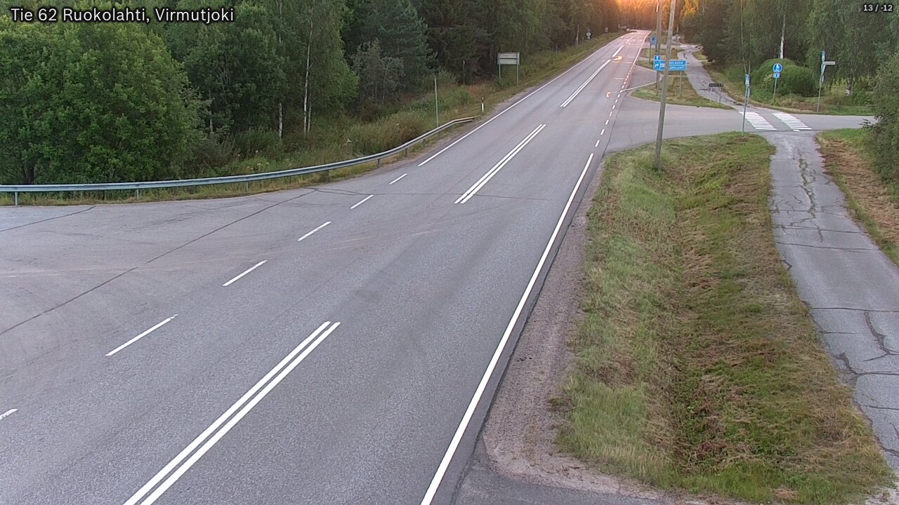 Weather Camera Image Road 62 Virmutjoki, Ruokolahti, Etelä-Karjala