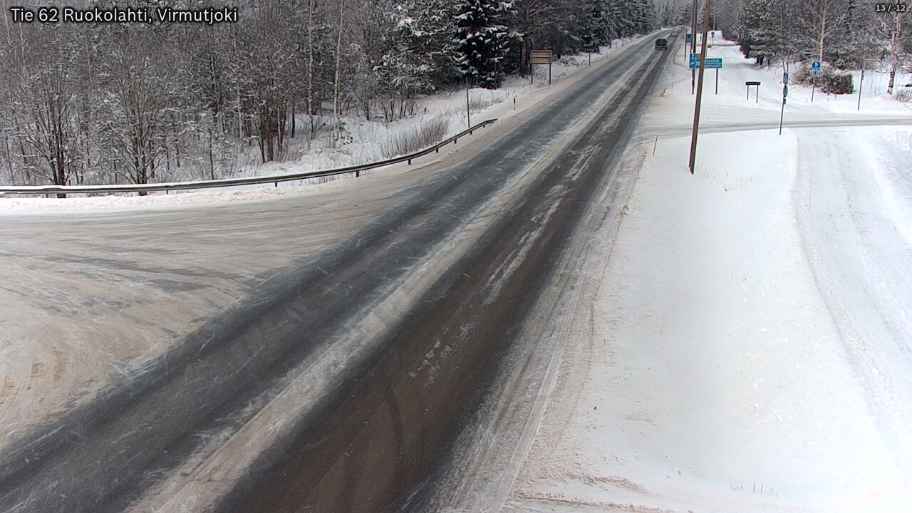 Kelikamerat Kuva Tie 62 Virmutjoki, Ruokolahti, Etelä-Karjala