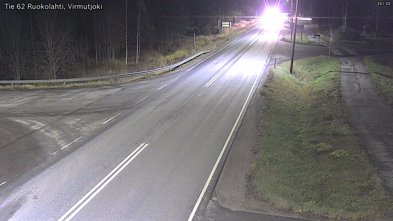 Weather Camera Image Väg 62 Virmutjoki, Ruokolahti, Etelä-Karjala