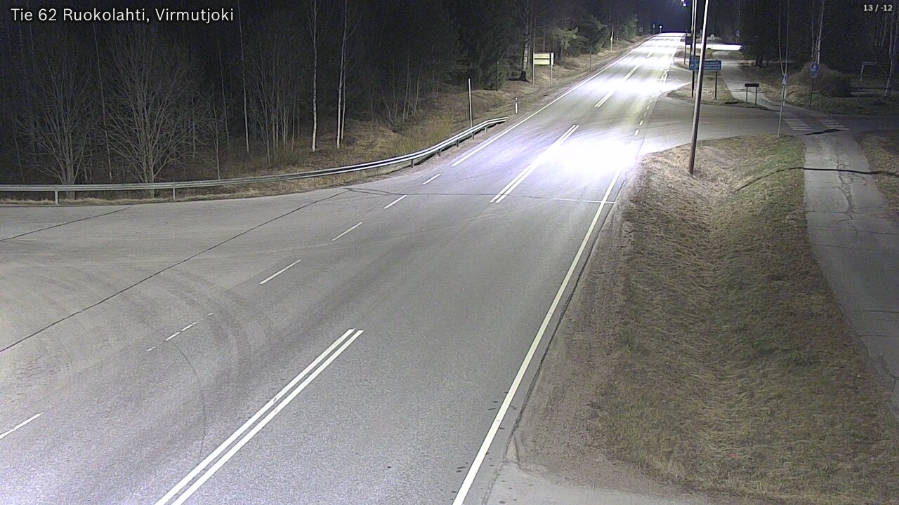 Weather Camera Image Väg 62 Virmutjoki, Ruokolahti, Etelä-Karjala