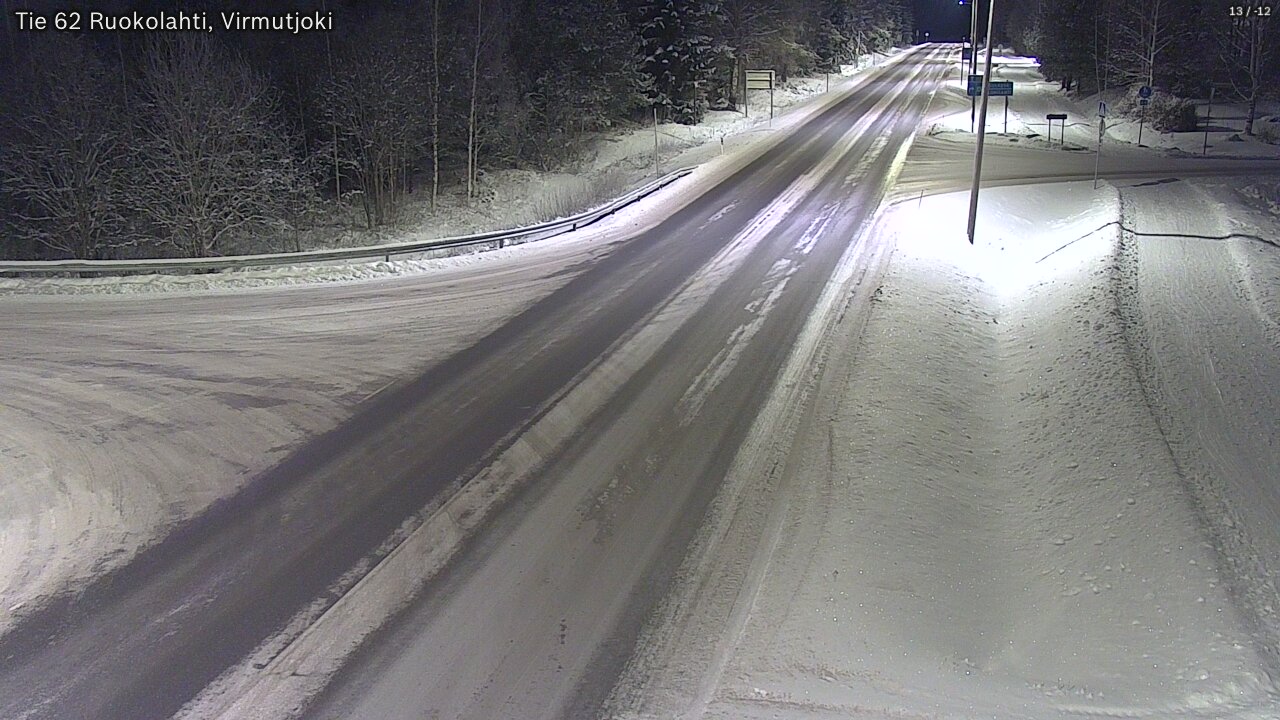 Kelikamerat Kuva Tie 62 Virmutjoki, Ruokolahti, Etelä-Karjala