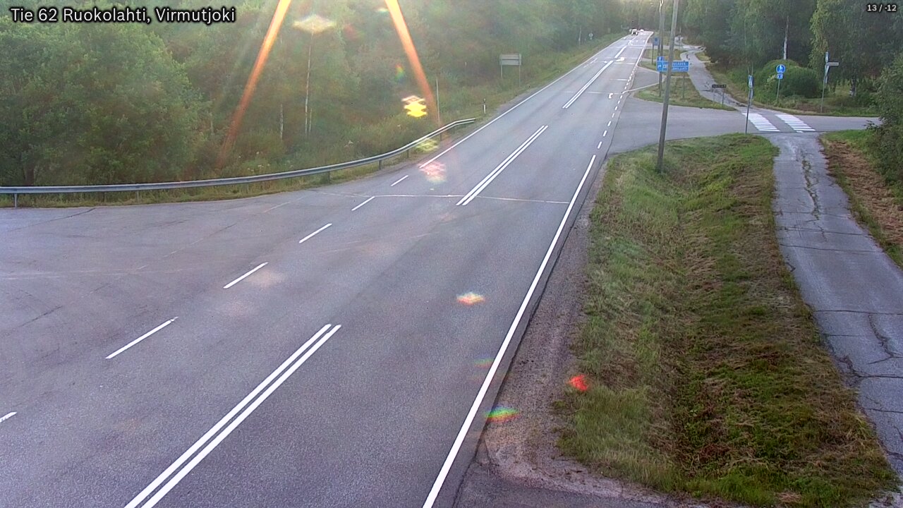 Weather Camera Image Road 62 Virmutjoki, Ruokolahti, Etelä-Karjala