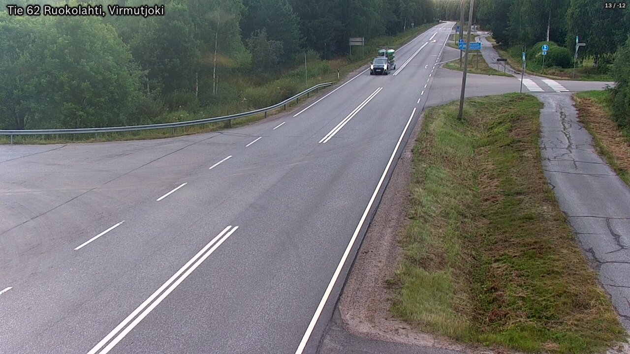 Weather Camera Image Road 62 Virmutjoki, Ruokolahti, Etelä-Karjala