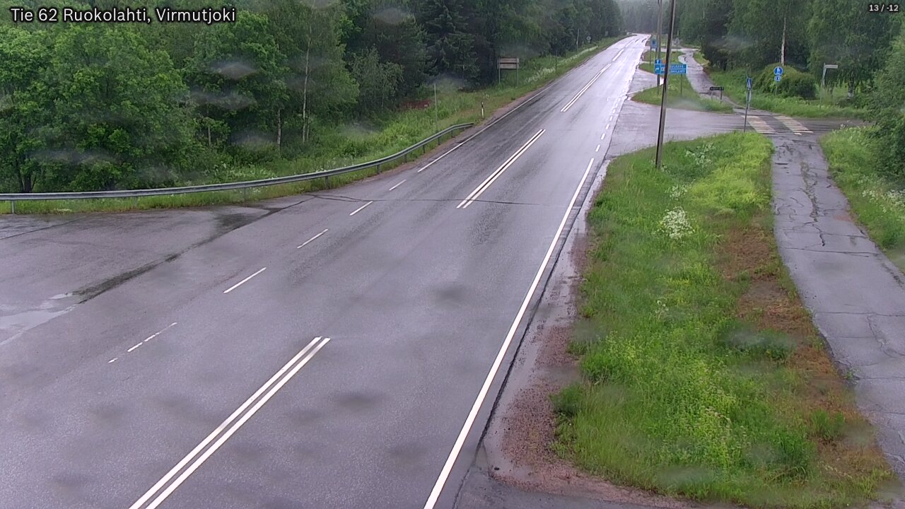 Weather Camera Image Väg 62 Virmutjoki, Ruokolahti, Etelä-Karjala