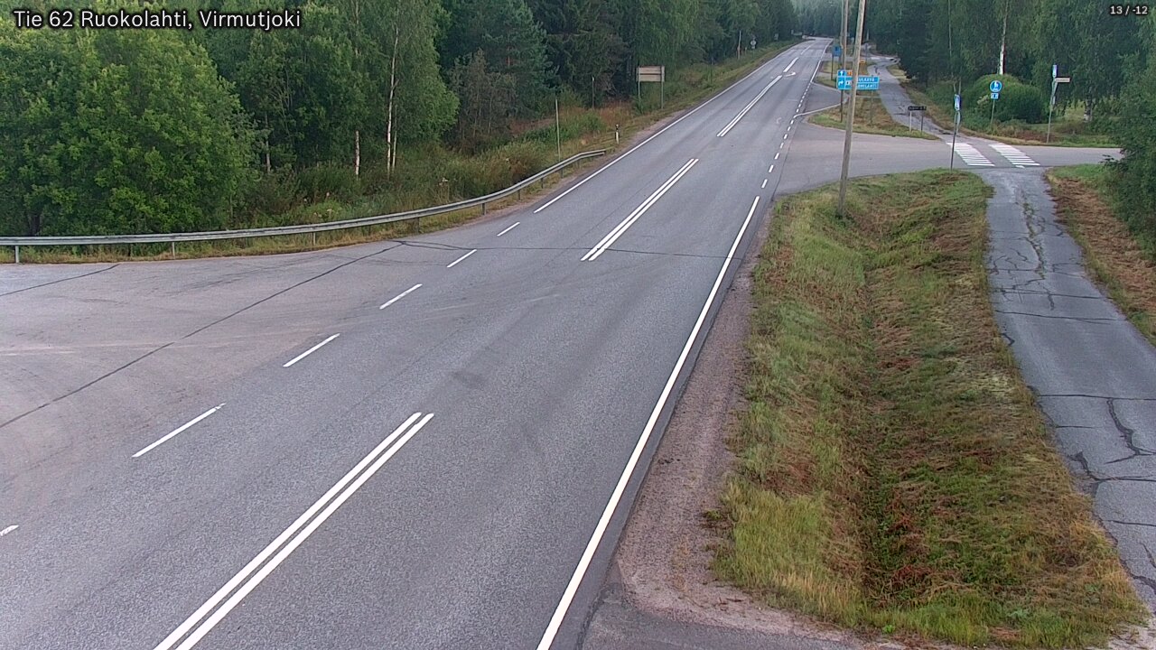 Weather Camera Image Road 62 Virmutjoki, Ruokolahti, Etelä-Karjala