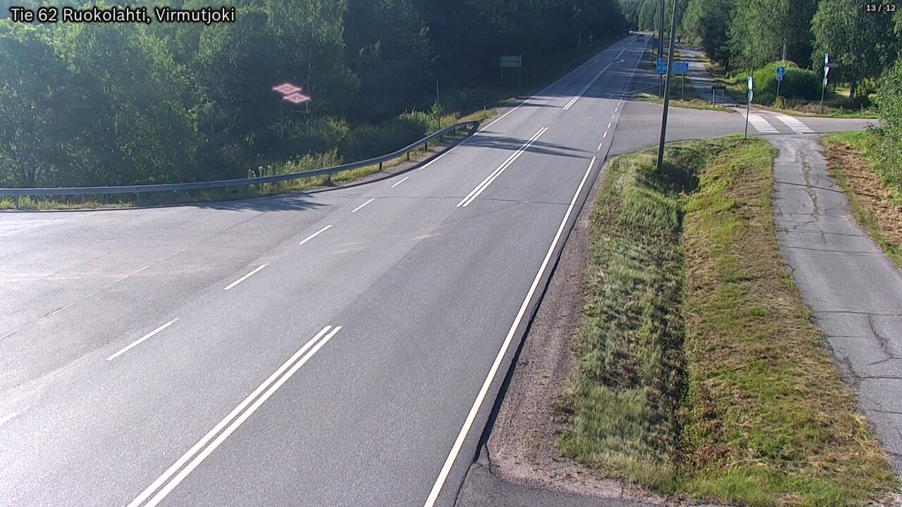 Weather Camera Image Road 62 Virmutjoki, Ruokolahti, Etelä-Karjala
