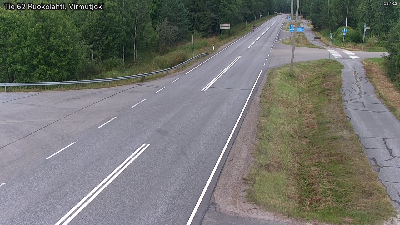 Weather Camera Image Road 62 Virmutjoki, Ruokolahti, Etelä-Karjala