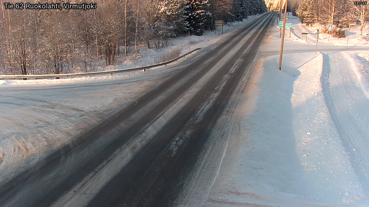 Weather Camera Image Road 62 Virmutjoki, Ruokolahti, Etelä-Karjala
