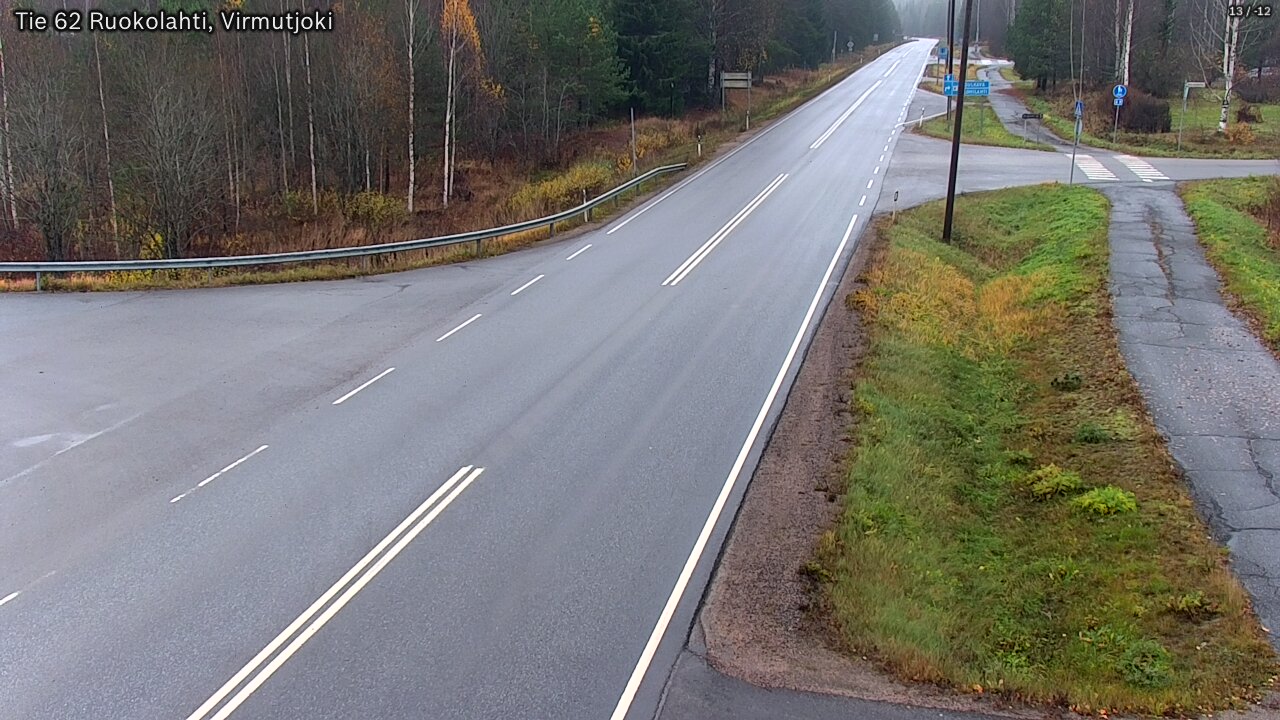 Kelikamerat Kuva Tie 62 Virmutjoki, Ruokolahti, Etelä-Karjala