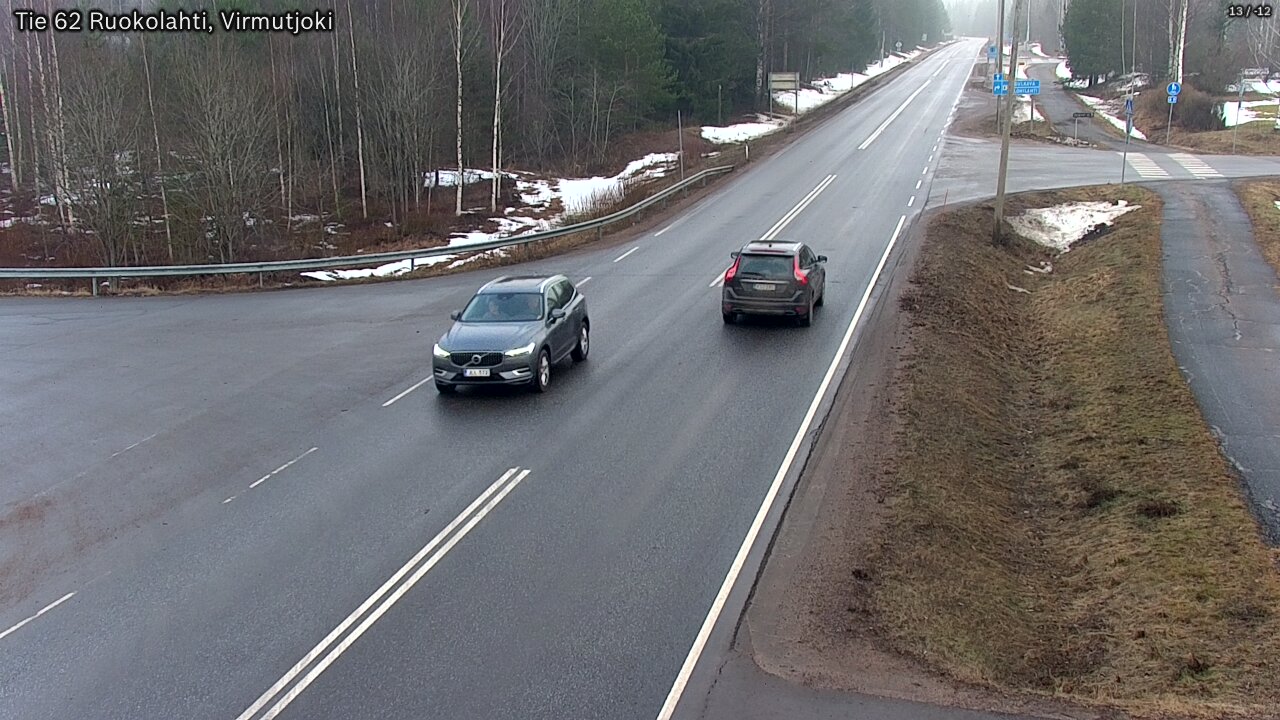 Weather Camera Image Road 62 Virmutjoki, Ruokolahti, Etelä-Karjala