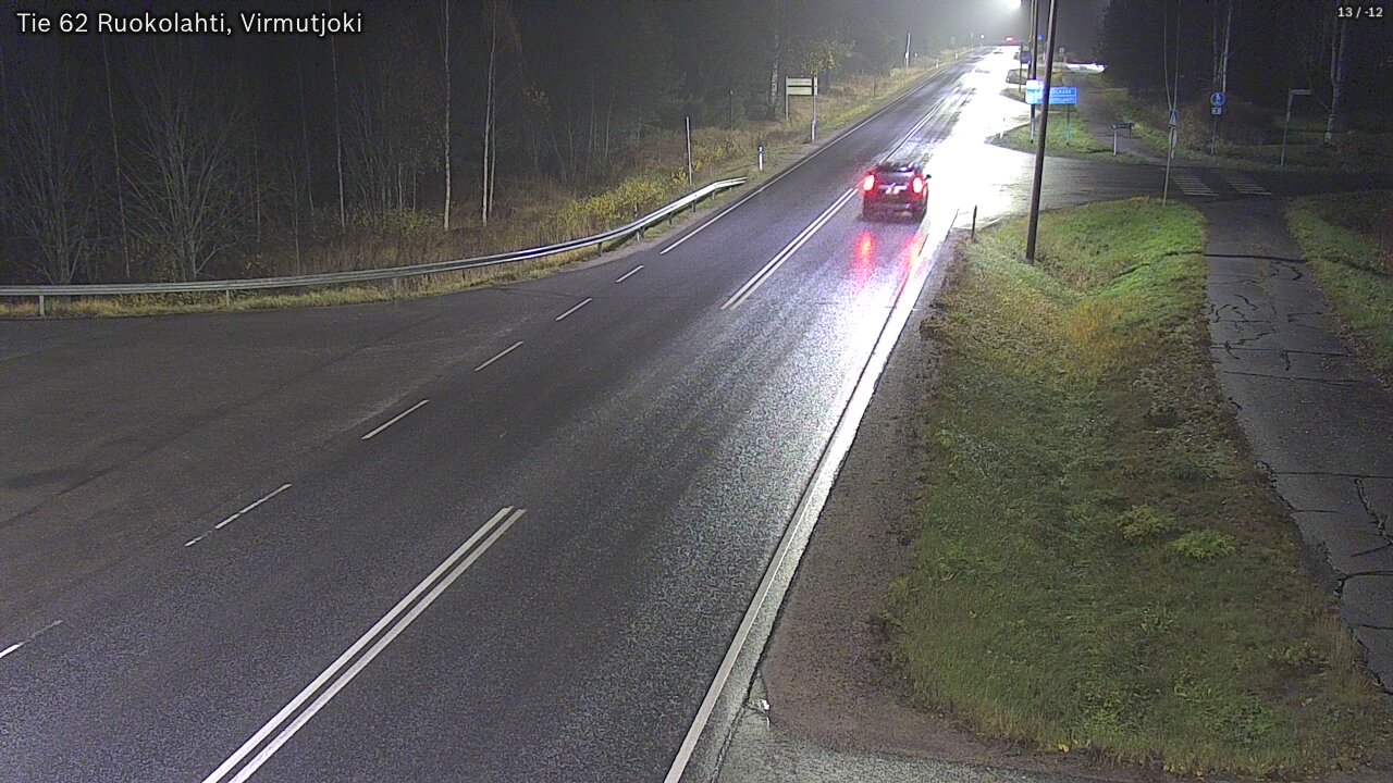 Kelikamerat Kuva Tie 62 Virmutjoki, Ruokolahti, Etelä-Karjala