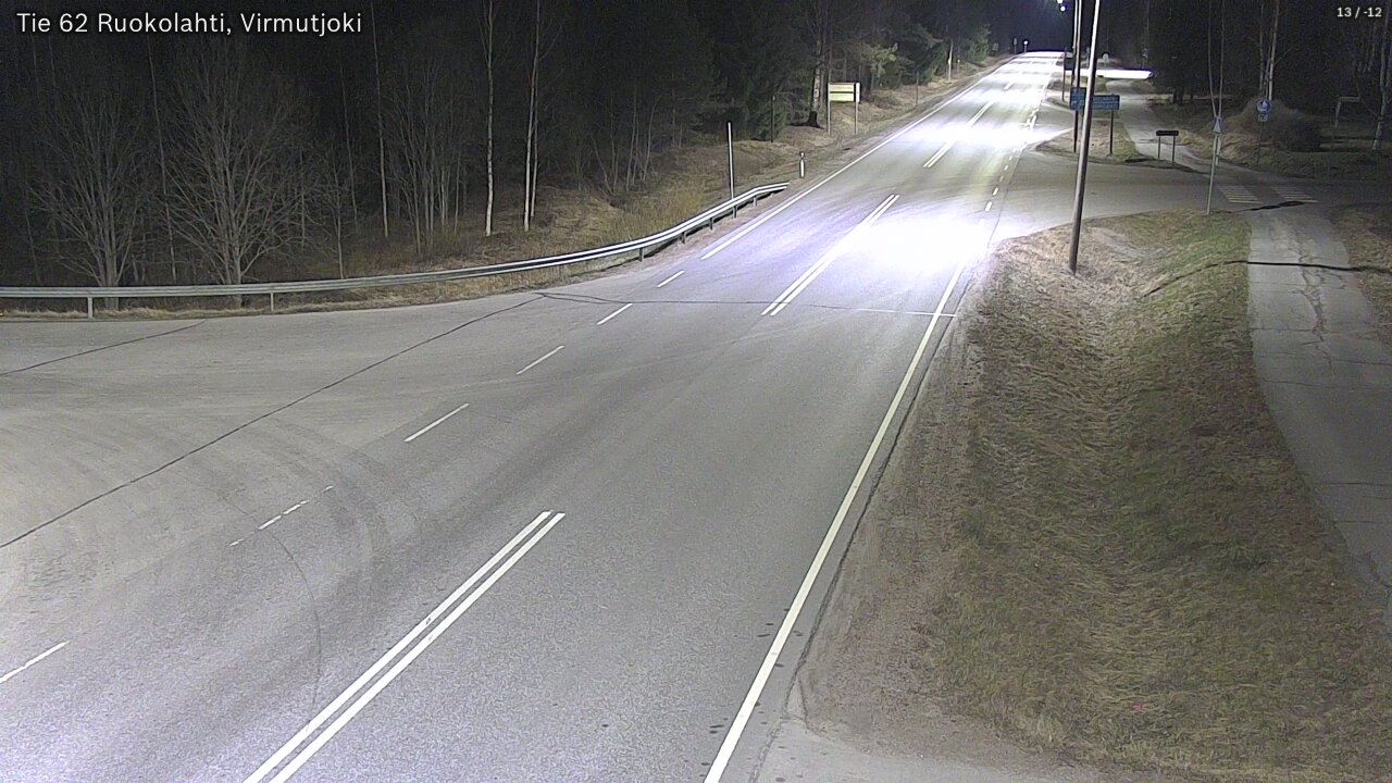 Weather Camera Image Väg 62 Virmutjoki, Ruokolahti, Etelä-Karjala