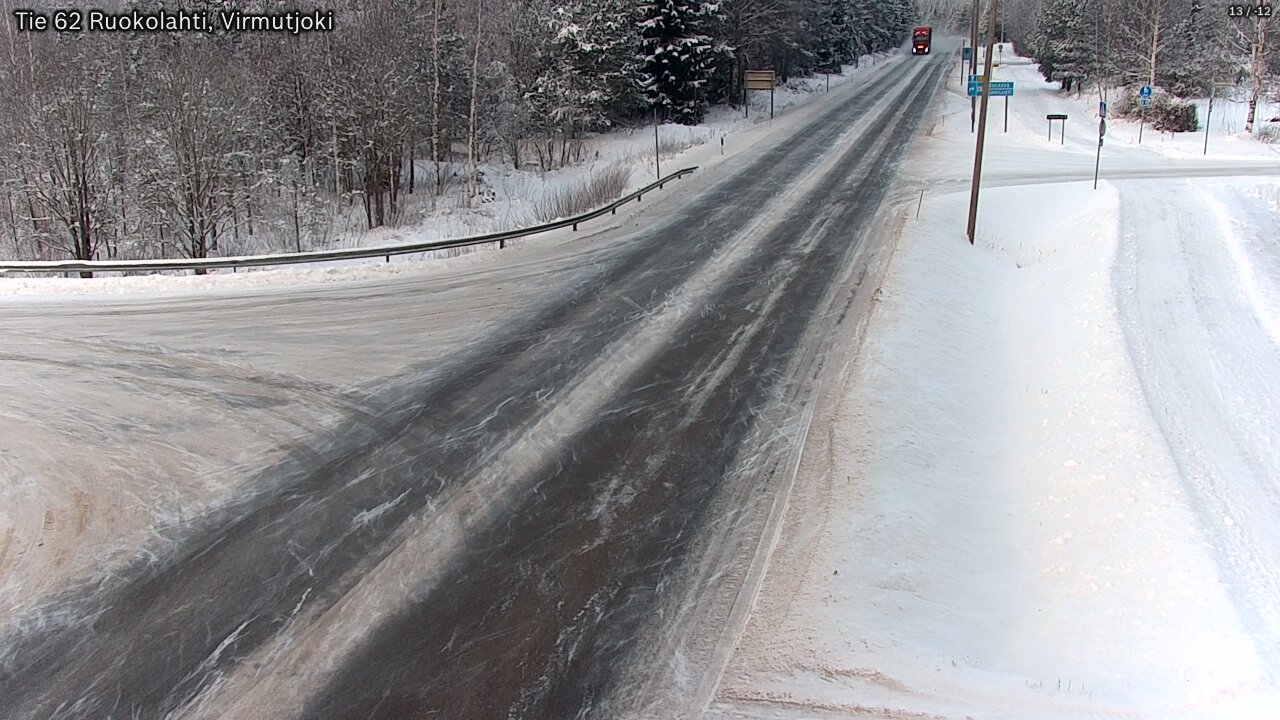 Weather Camera Image Road 62 Virmutjoki, Ruokolahti, Etelä-Karjala