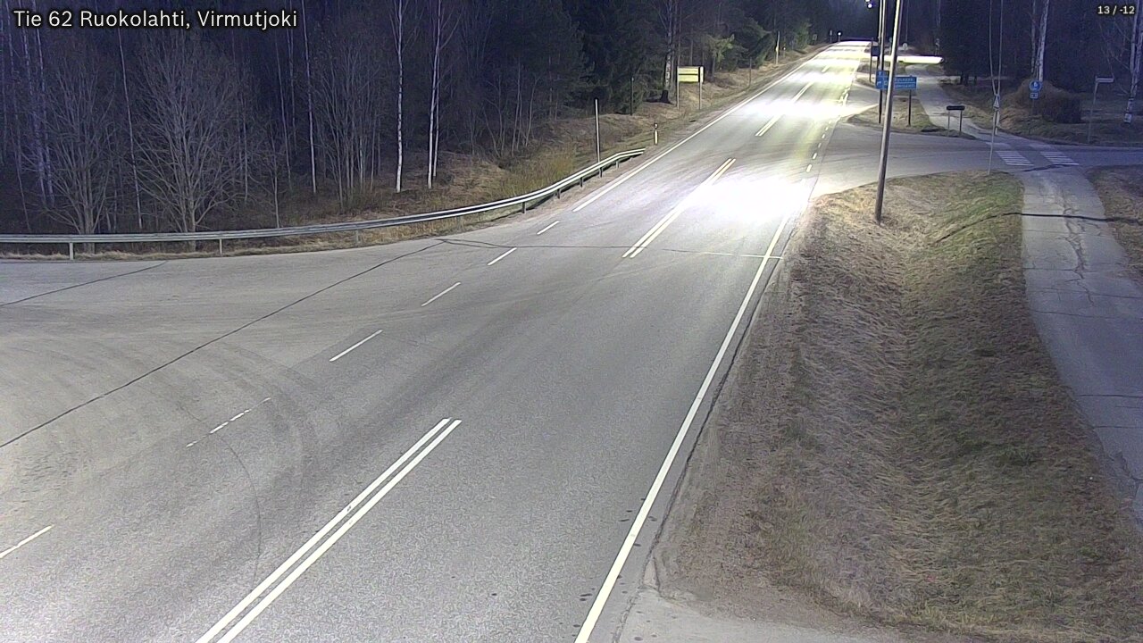 Weather Camera Image Väg 62 Virmutjoki, Ruokolahti, Etelä-Karjala