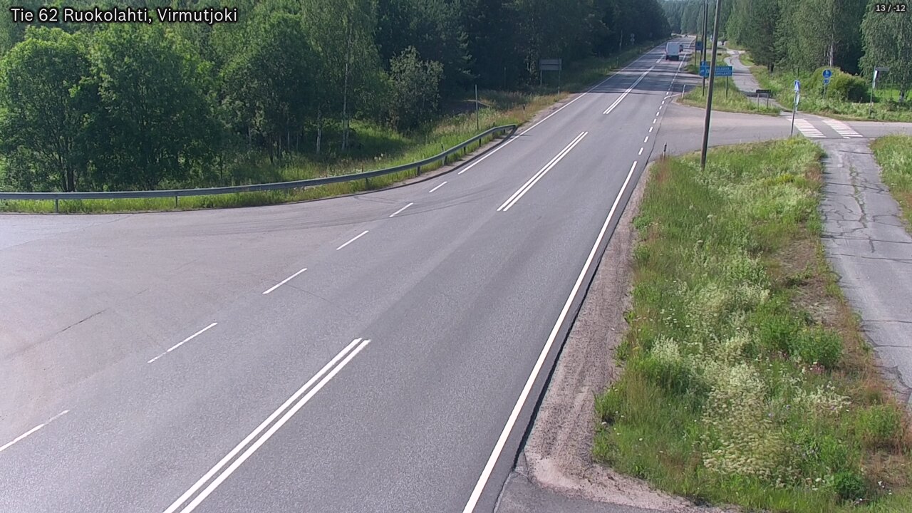 Weather Camera Image Road 62 Virmutjoki, Ruokolahti, Etelä-Karjala