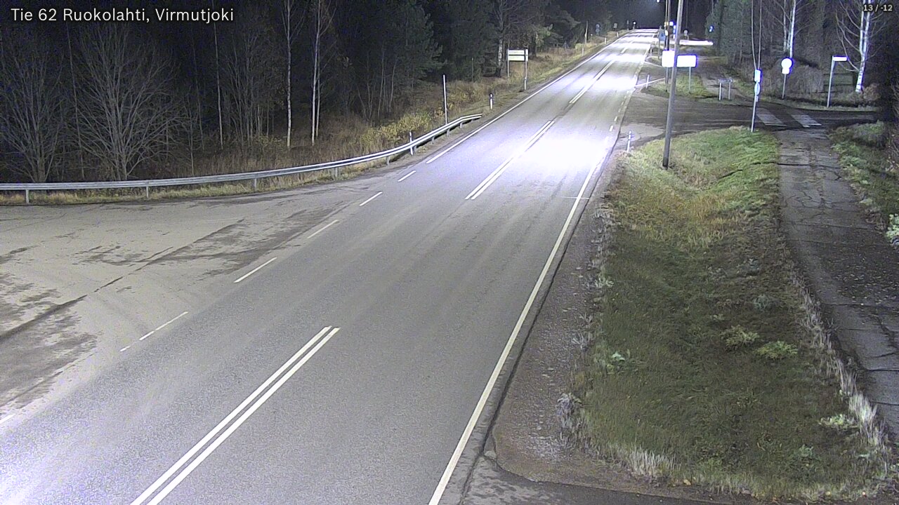 Weather Camera Image Road 62 Virmutjoki, Ruokolahti, Etelä-Karjala