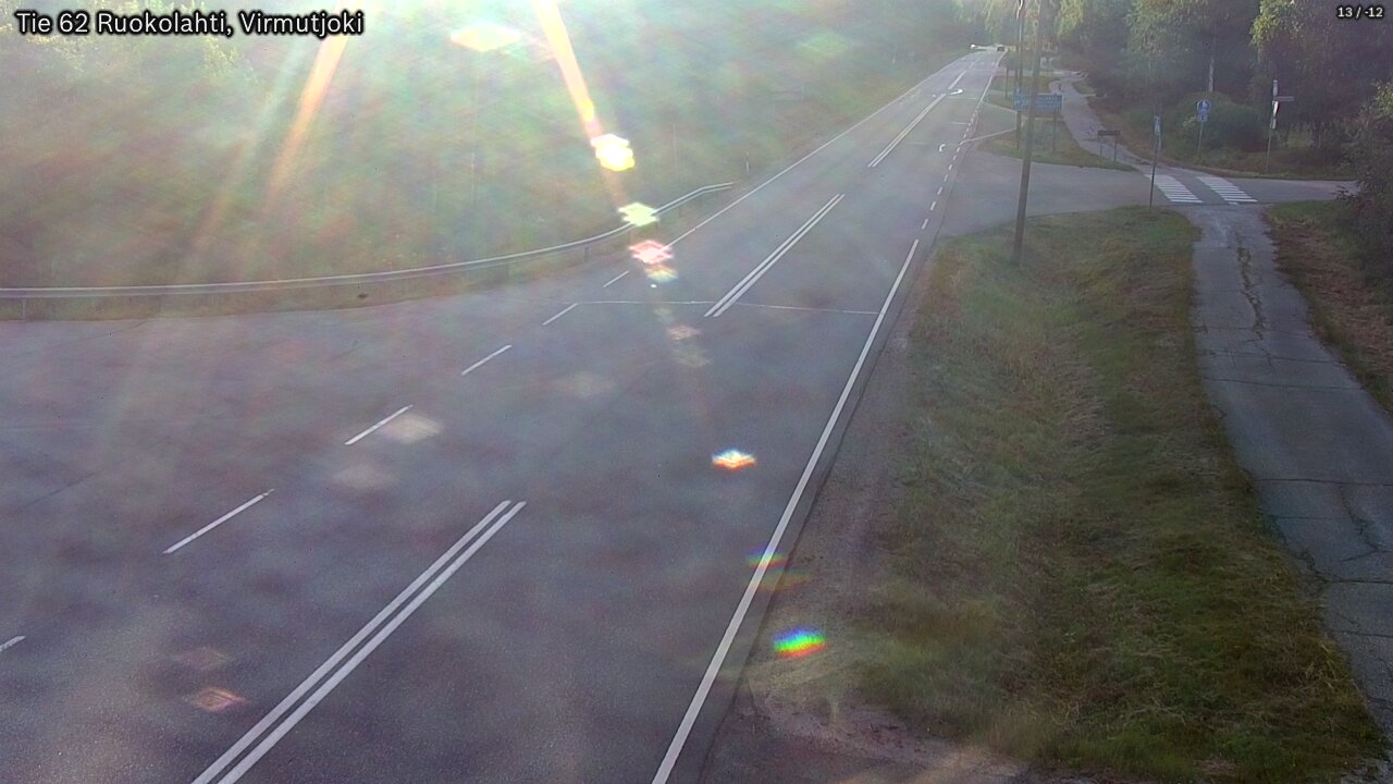 Weather Camera Image Road 62 Virmutjoki, Ruokolahti, Etelä-Karjala