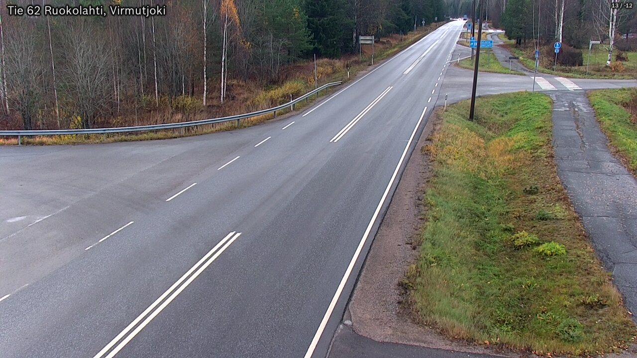 Kelikamerat Kuva Tie 62 Virmutjoki, Ruokolahti, Etelä-Karjala