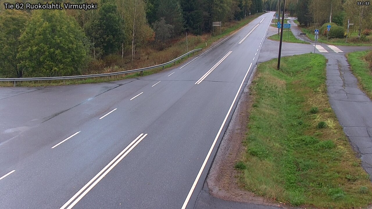 Weather Camera Image Road 62 Virmutjoki, Ruokolahti, Etelä-Karjala
