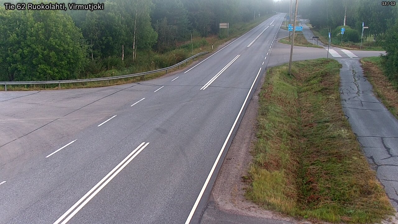 Weather Camera Image Road 62 Virmutjoki, Ruokolahti, Etelä-Karjala