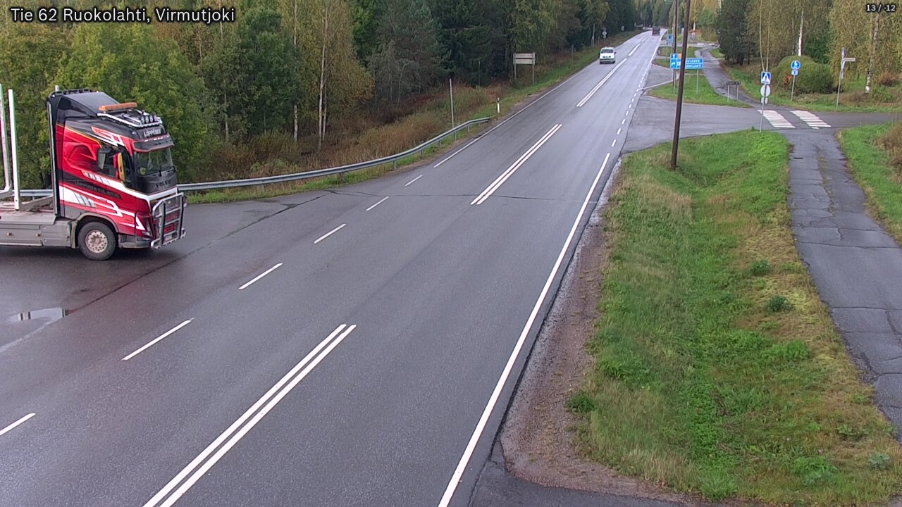 Kelikamerat Kuva Tie 62 Virmutjoki, Ruokolahti, Etelä-Karjala